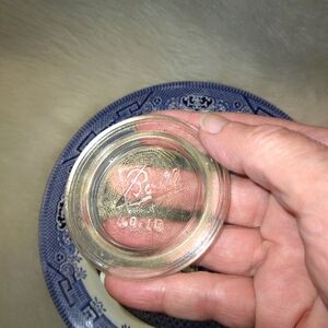 BALL Mason canning jar No. 10 zinc lid glass inserts, set of 4